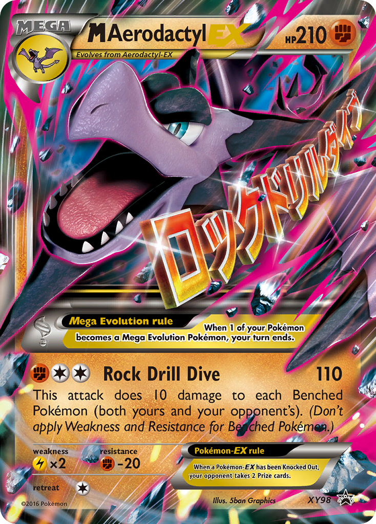 M Aerodactyl EX (XY98) [XY: Black Star Promos] - Pokémon - Card Brawlers | Quebec | Canada |