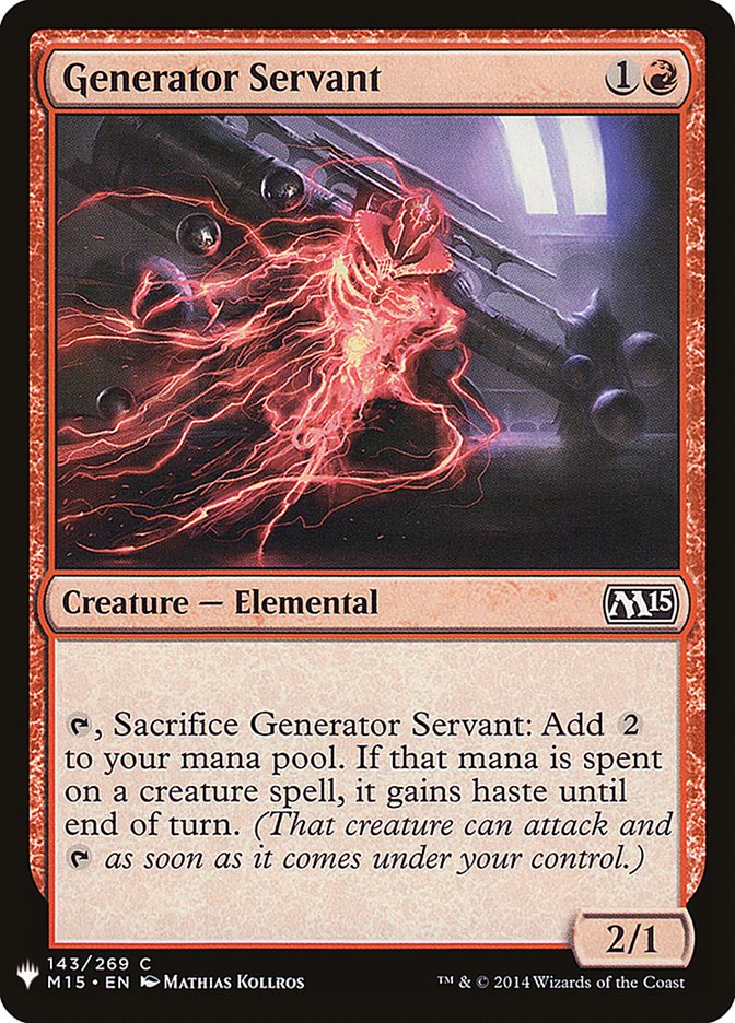 Generator Servant [Mystery Booster] - Magic: The Gathering - Card Brawlers | Quebec | Canada |