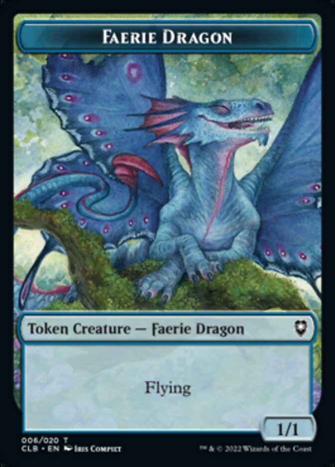 Treasure // Faerie Dragon Double-Sided Token [Commander Legends: Battle for Baldur's Gate Tokens] - Magic: The Gathering - Card Brawlers | Quebec | Canada |
