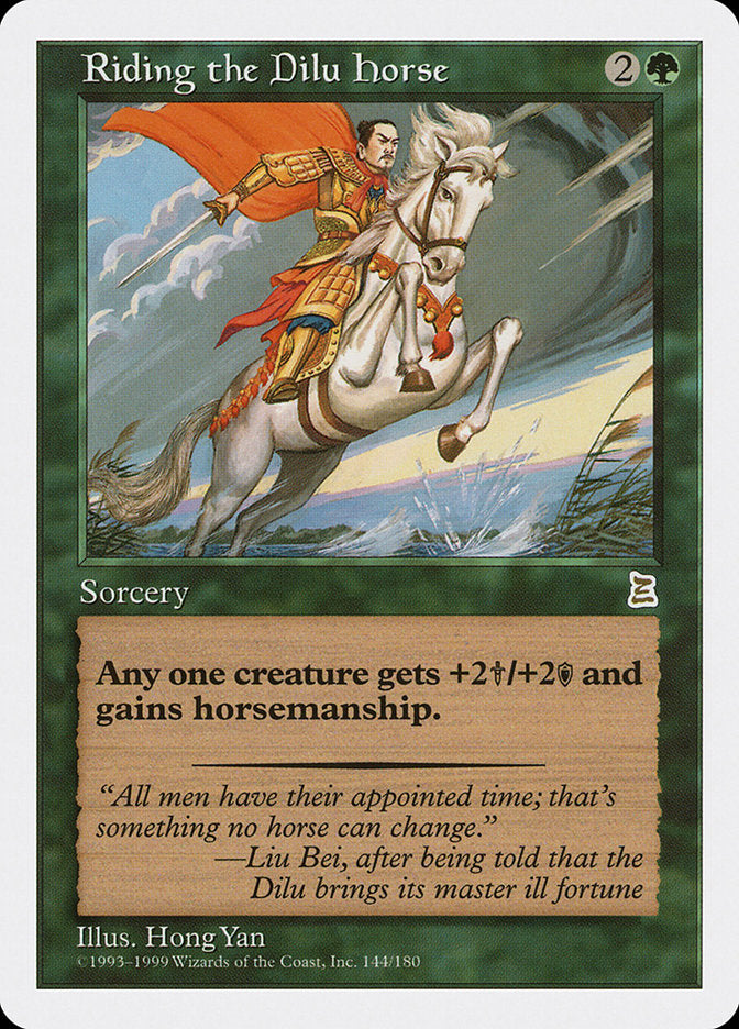 Riding the Dilu Horse [Portal Three Kingdoms] - Magic: The Gathering - Card Brawlers | Quebec | Canada |
