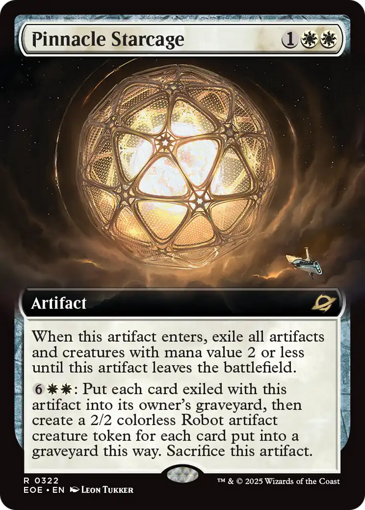 Pinnacle Starcage (Extended Art) [Edge of Eternities] - Magic: The Gathering - Card Brawlers | Quebec | Canada |