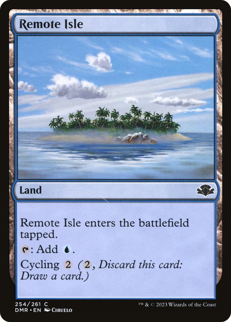 Remote Isle [Dominaria Remastered] - Magic: The Gathering - Card Brawlers | Quebec | Canada |
