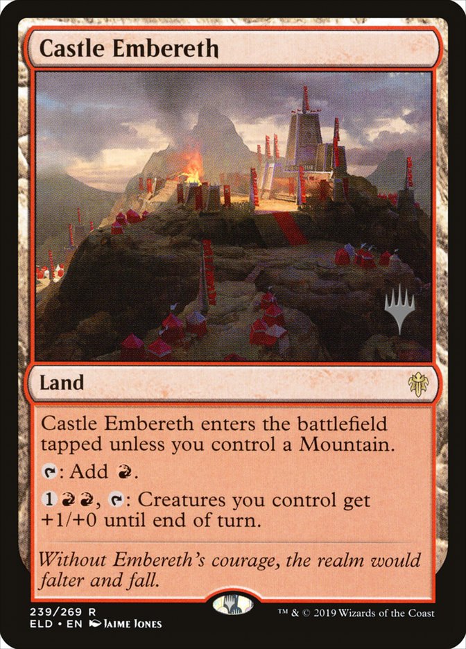 Castle Embereth (Promo Pack) [Throne of Eldraine Promos] - Magic: The Gathering - Card Brawlers | Quebec | Canada |