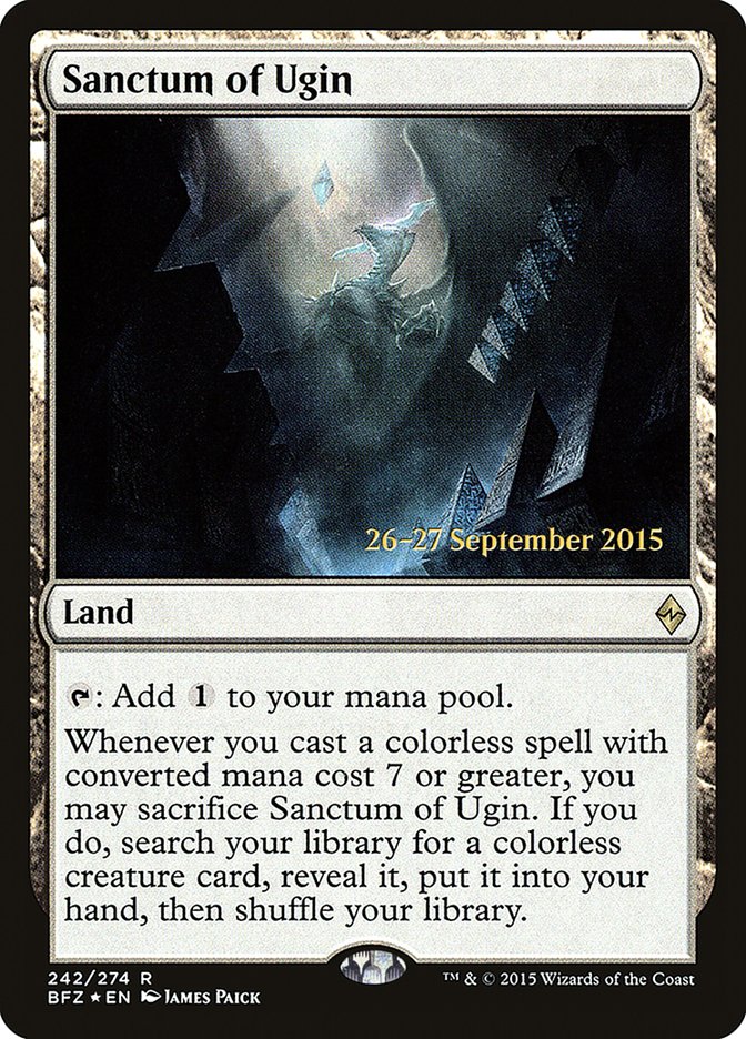Sanctum of Ugin [Battle for Zendikar Prerelease Promos] - Magic: The Gathering - Card Brawlers | Quebec | Canada |