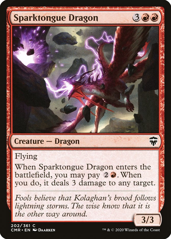 Sparktongue Dragon [Commander Legends] - Magic: The Gathering - Card Brawlers | Quebec | Canada |