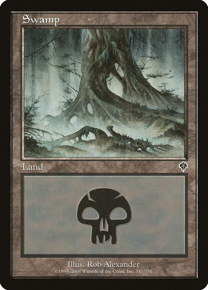 Swamp (341) [Invasion] - Magic: The Gathering - Card Brawlers | Quebec | Canada |