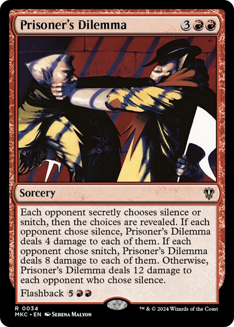 Prisoner's Dilemma [Murders at Karlov Manor Commander] - Magic: The Gathering - Card Brawlers | Quebec | Canada |
