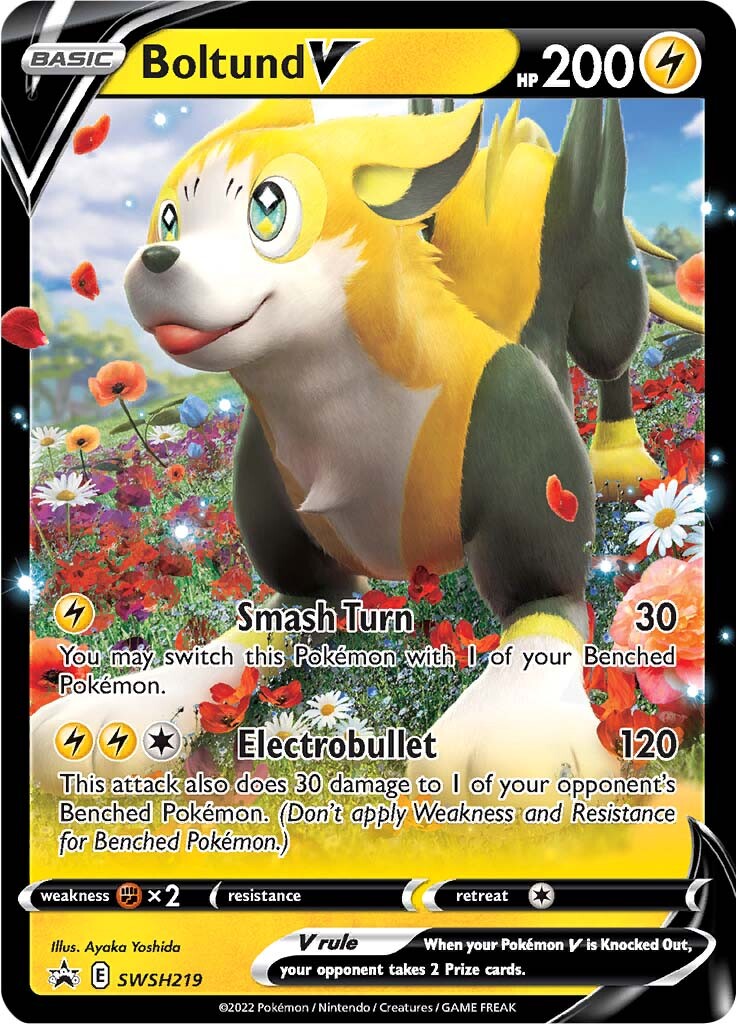 Boltund V (SWSH219) (Jumbo Card) [Sword & Shield: Black Star Promos] - Pokémon - Card Brawlers | Quebec | Canada |