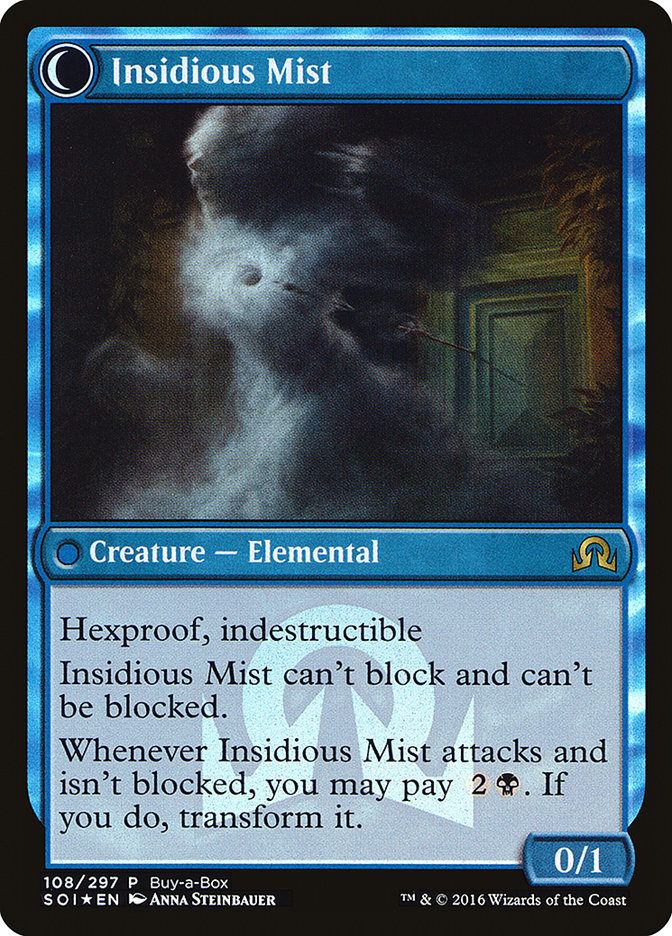 Elusive Tormentor // Insidious Mist (Buy-A-Box) [Shadows over Innistrad Promos] - Magic: The Gathering - Card Brawlers | Quebec | Canada |