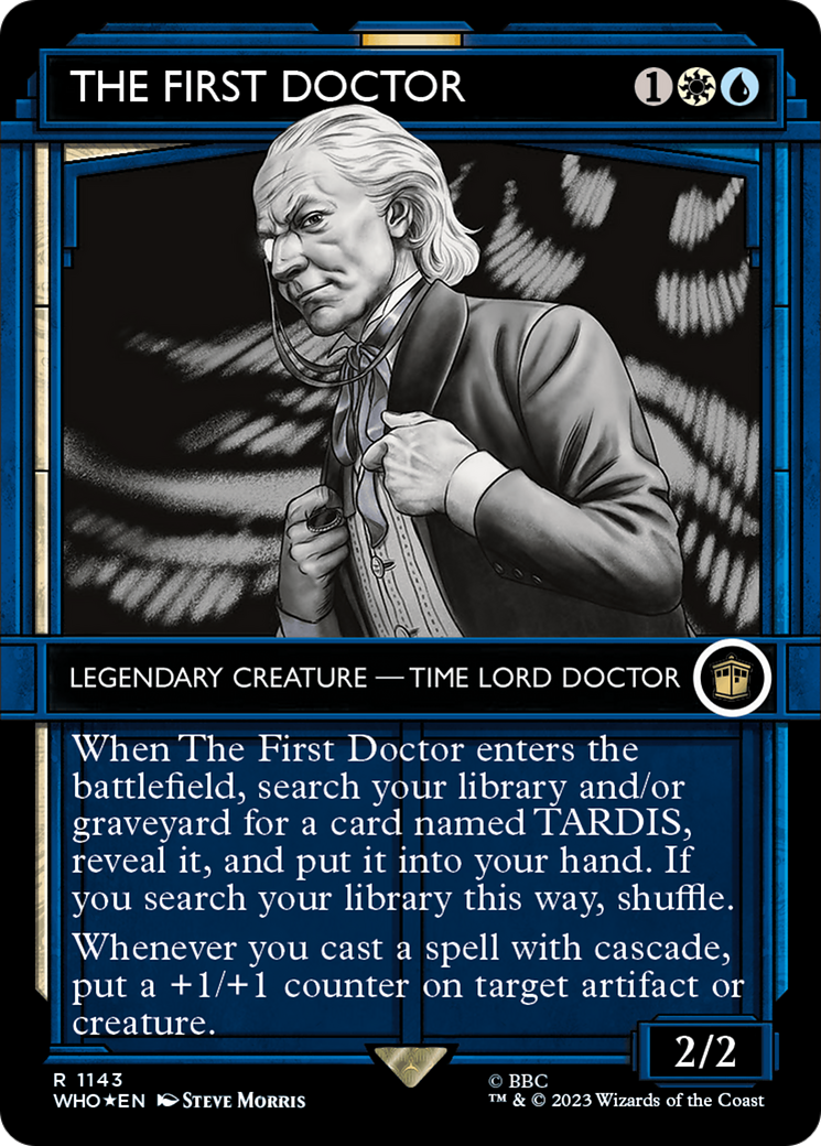 The First Doctor (Showcase) (Surge Foil) [Doctor Who] - Magic: The Gathering - Card Brawlers | Quebec | Canada |