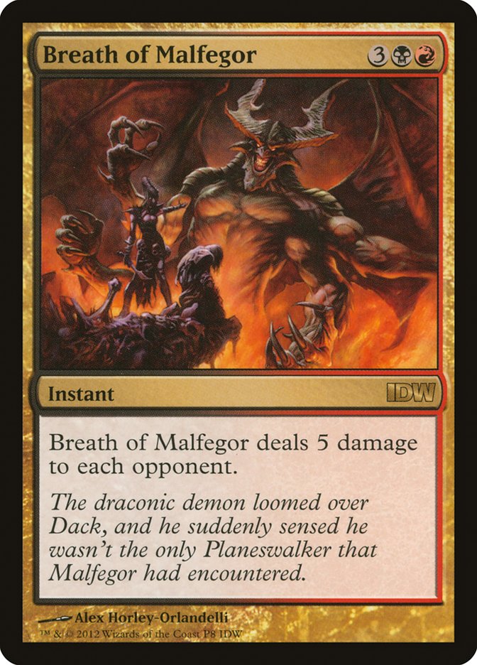 Breath of Malfegor [IDW Comics 2012] - Magic: The Gathering - Card Brawlers | Quebec | Canada |