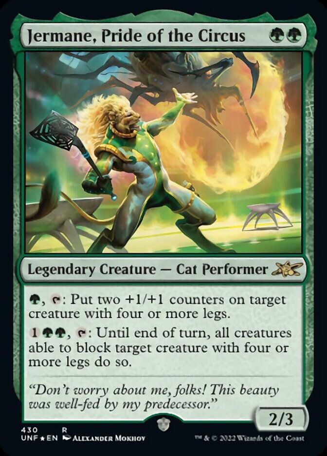 Jermane, Pride of the Circus (Galaxy Foil) [Unfinity] - Magic: The Gathering - Card Brawlers | Quebec | Canada |
