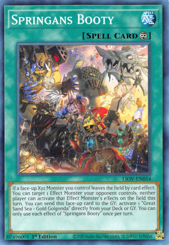 Springans Booty [LIOV-EN054] Common - Yu-Gi-Oh! - Card Brawlers | Quebec | Canada |