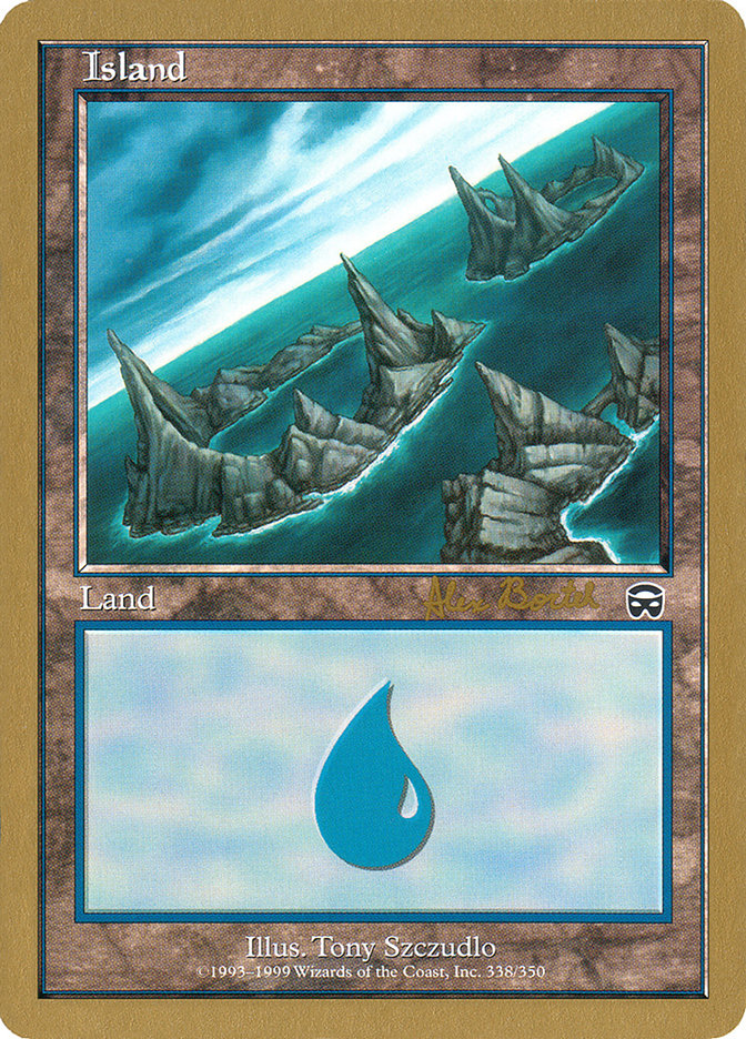 Island (ab338a) (Alex Borteh) [World Championship Decks 2001] - Magic: The Gathering - Card Brawlers | Quebec | Canada |