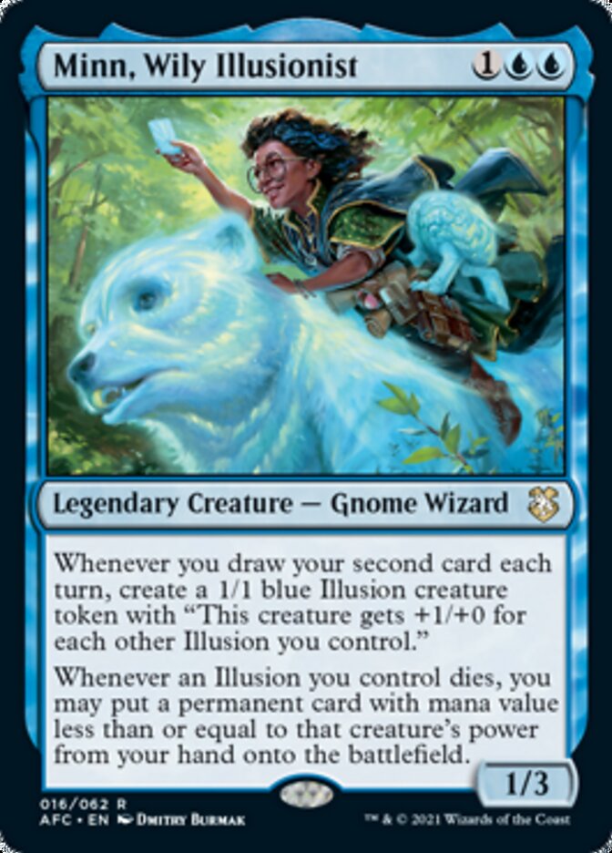 Minn, Wily Illusionist [Dungeons & Dragons: Adventures in the Forgotten Realms Commander] - Magic: The Gathering - Card Brawlers | Quebec | Canada |