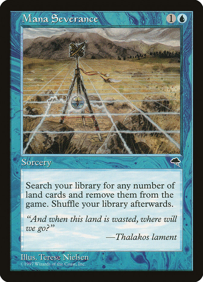 Mana Severance [Tempest] - Magic: The Gathering - Card Brawlers | Quebec | Canada |