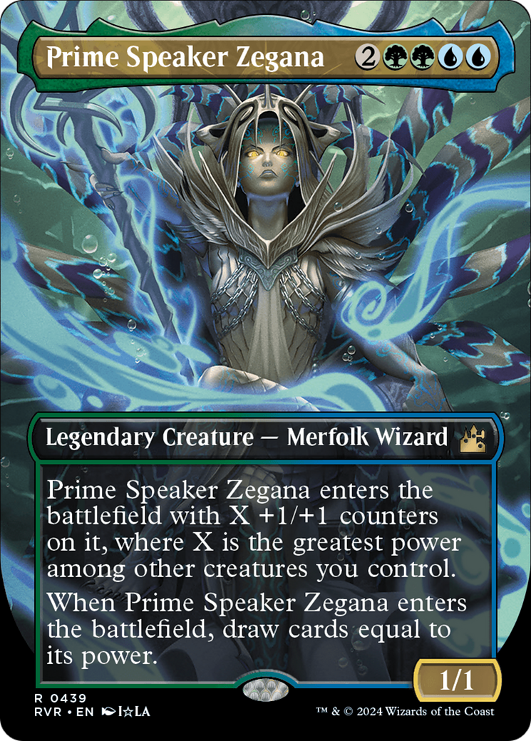 Prime Speaker Zegana (Anime Borderless) [Ravnica Remastered] - Magic: The Gathering - Card Brawlers | Quebec | Canada |
