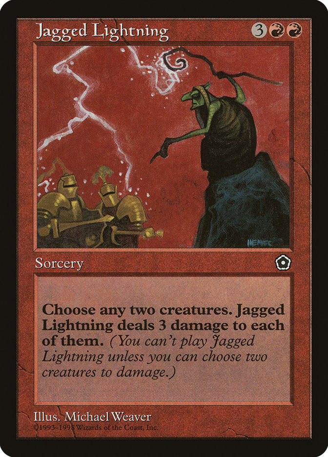 Jagged Lightning [Portal Second Age] - Magic: The Gathering - Card Brawlers | Quebec | Canada |