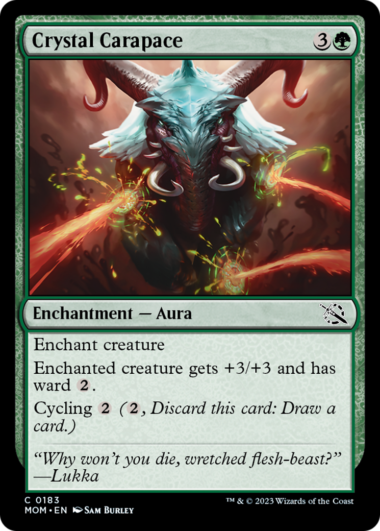 Crystal Carapace [March of the Machine] - Magic: The Gathering - Card Brawlers | Quebec | Canada |