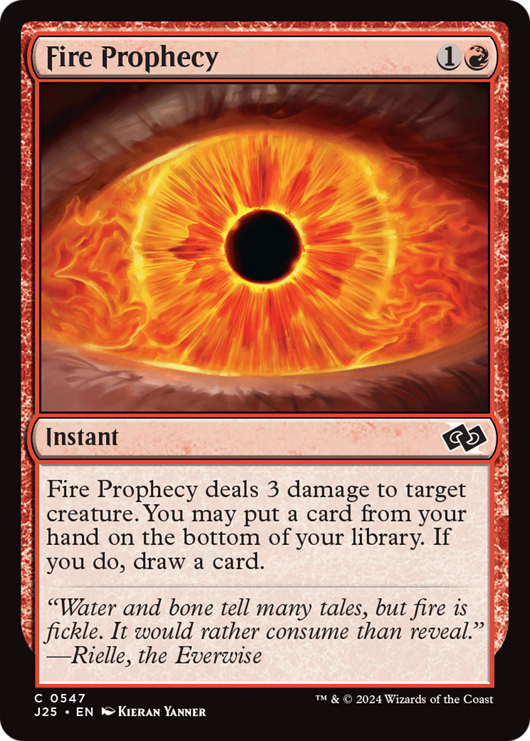 Fire Prophecy [Foundations Jumpstart] - Magic: The Gathering - Card Brawlers | Quebec | Canada |