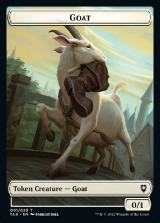 Goat Token [Commander Legends: Battle for Baldur's Gate Tokens] - Magic: The Gathering - Card Brawlers | Quebec | Canada |