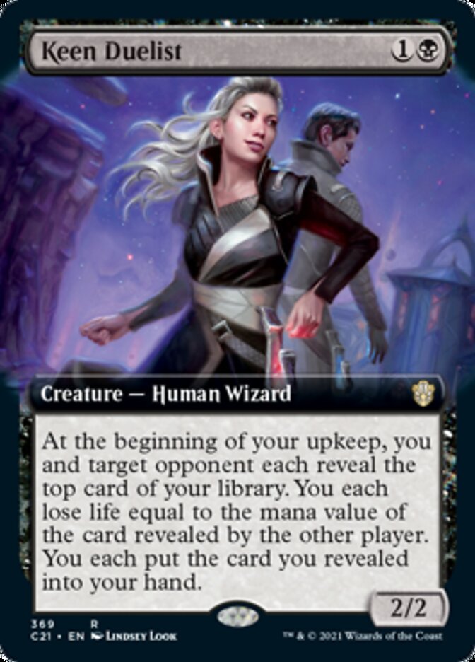 Keen Duelist (Extended Art) [Commander 2021] - Magic: The Gathering - Card Brawlers | Quebec | Canada |