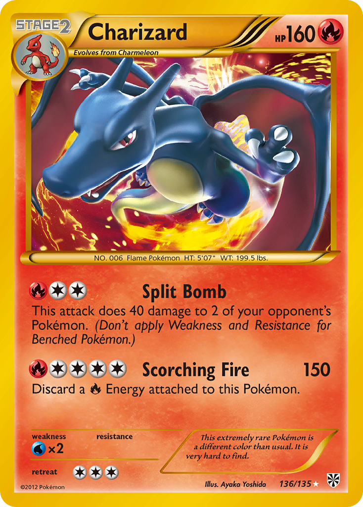 Charizard (136/135) [Black & White: Plasma Storm] - Pokémon - Card Brawlers | Quebec | Canada |
