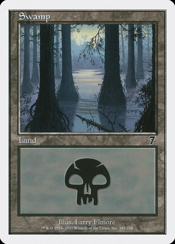 Swamp (348) [Seventh Edition] - Magic: The Gathering - Card Brawlers | Quebec | Canada |