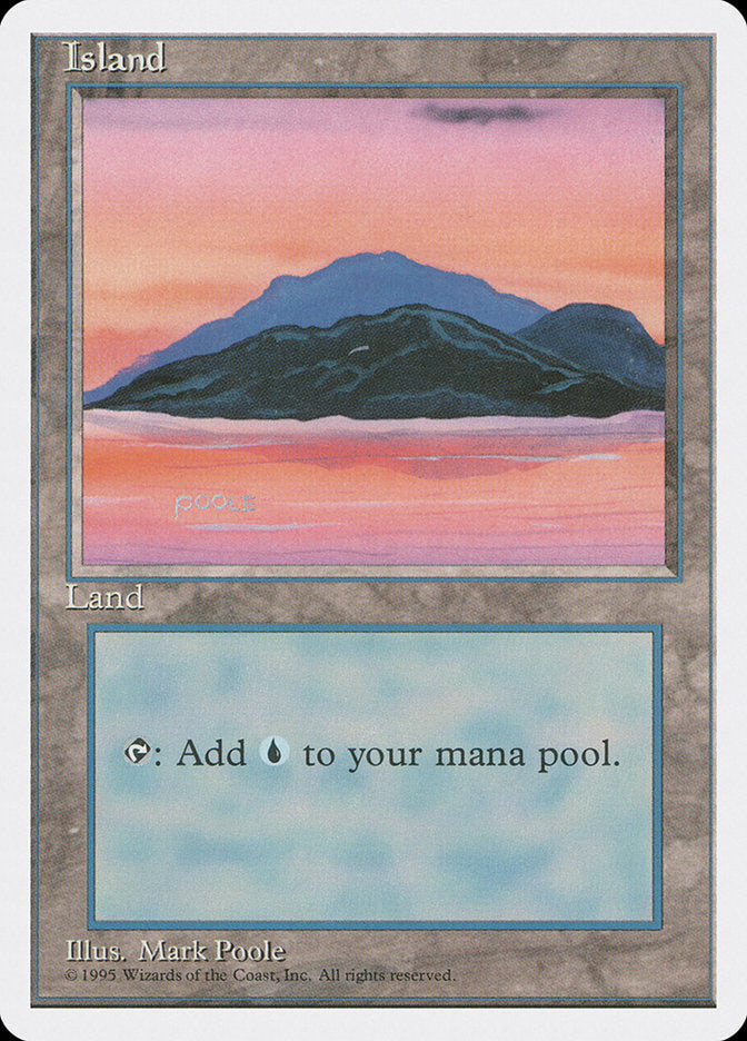 Island (Sunset / Signature on Left) [Fourth Edition] - Magic: The Gathering - Card Brawlers | Quebec | Canada |