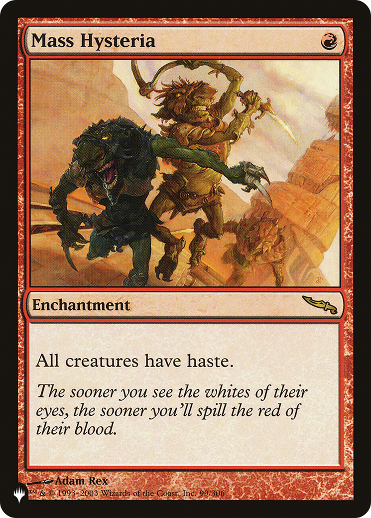 Mass Hysteria [The List] - Magic: The Gathering - Card Brawlers | Quebec | Canada |