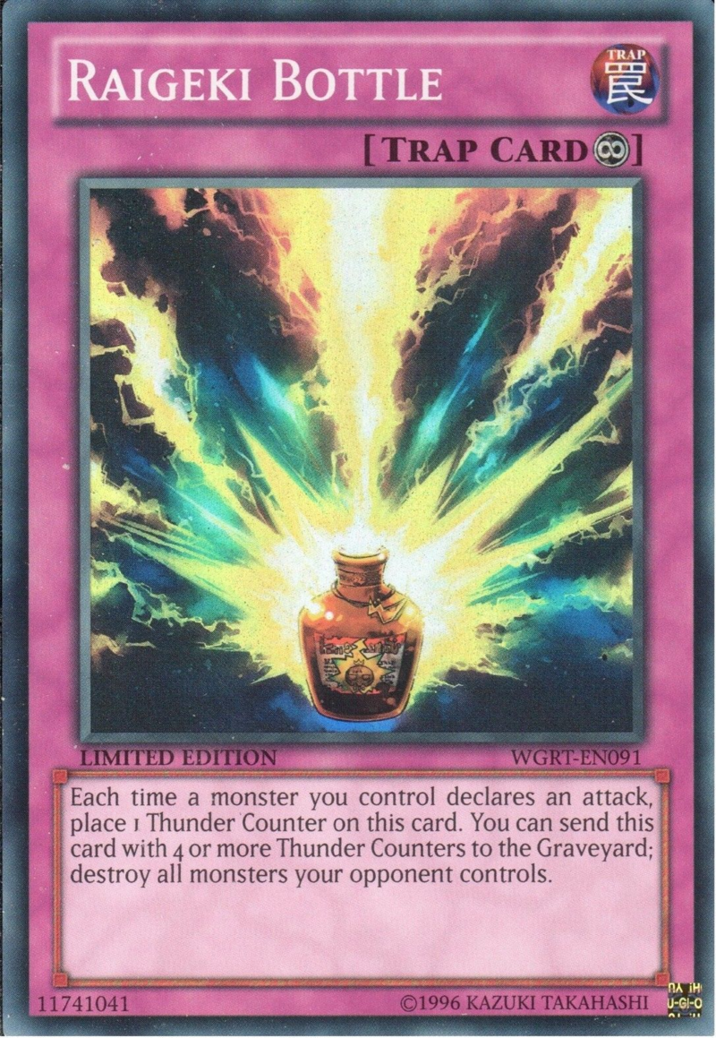 Raigeki Bottle [WGRT-EN091] Super Rare - Yu-Gi-Oh! - Card Brawlers | Quebec | Canada |