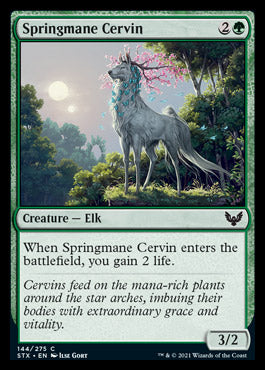 Springmane Cervin [Strixhaven: School of Mages] - Magic: The Gathering - Card Brawlers | Quebec | Canada |