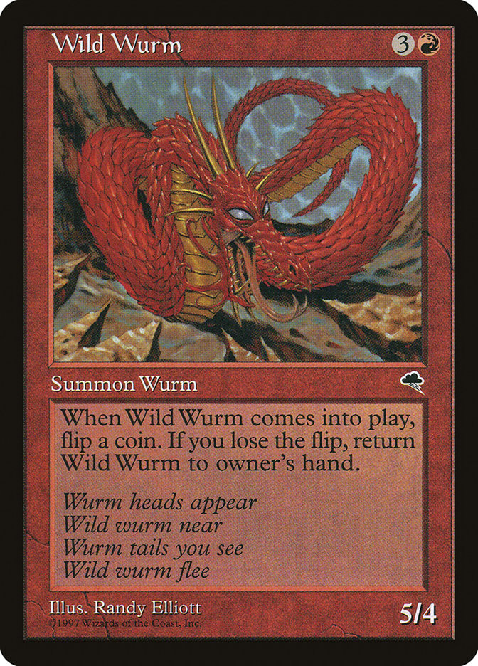 Wild Wurm [Tempest] - Magic: The Gathering - Card Brawlers | Quebec | Canada |