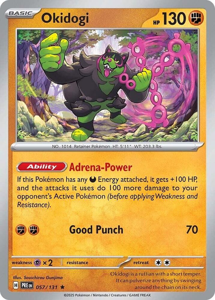 Okidogi (057/131) [Scarlet & Violet: Prismatic Evolutions] - Pokémon - Card Brawlers | Quebec | Canada |