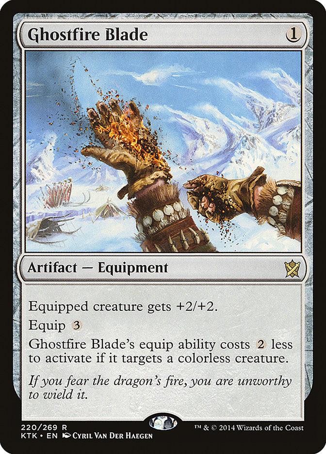 Ghostfire Blade [Khans of Tarkir] - Magic: The Gathering - Card Brawlers | Quebec | Canada |
