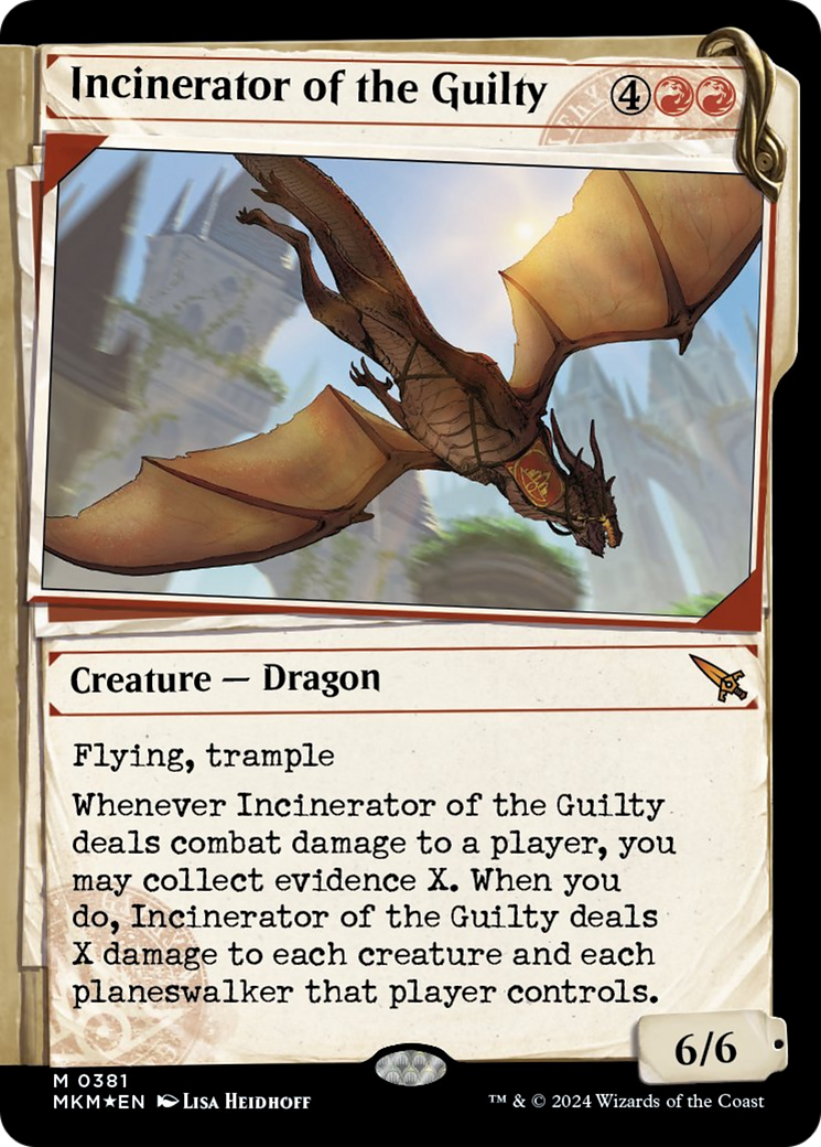 Incinerator of the Guilty (Showcase) (Invisible Ink) [Murders at Karlov Manor] - Magic: The Gathering - Card Brawlers | Quebec | Canada |