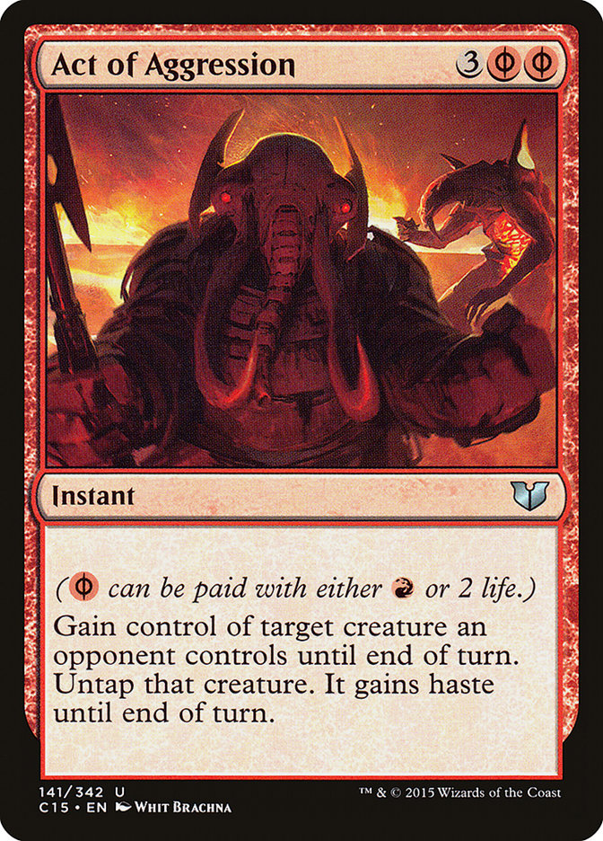 Act of Aggression [Commander 2015] - Magic: The Gathering - Card Brawlers | Quebec | Canada |