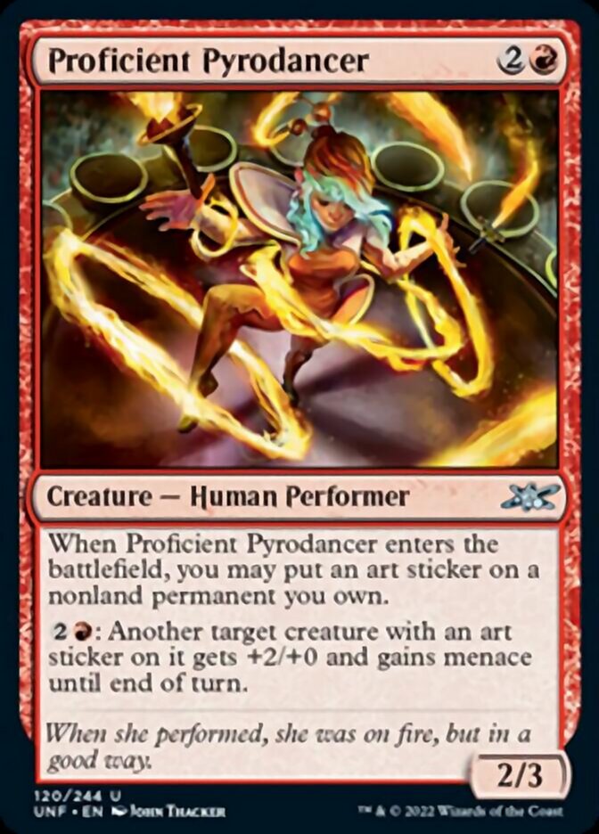 Proficient Pyrodancer [Unfinity] - Magic: The Gathering - Card Brawlers | Quebec | Canada |