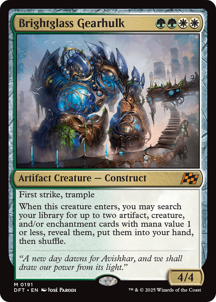 Brightglass Gearhulk [Aetherdrift] - Magic: The Gathering - Card Brawlers | Quebec | Canada |