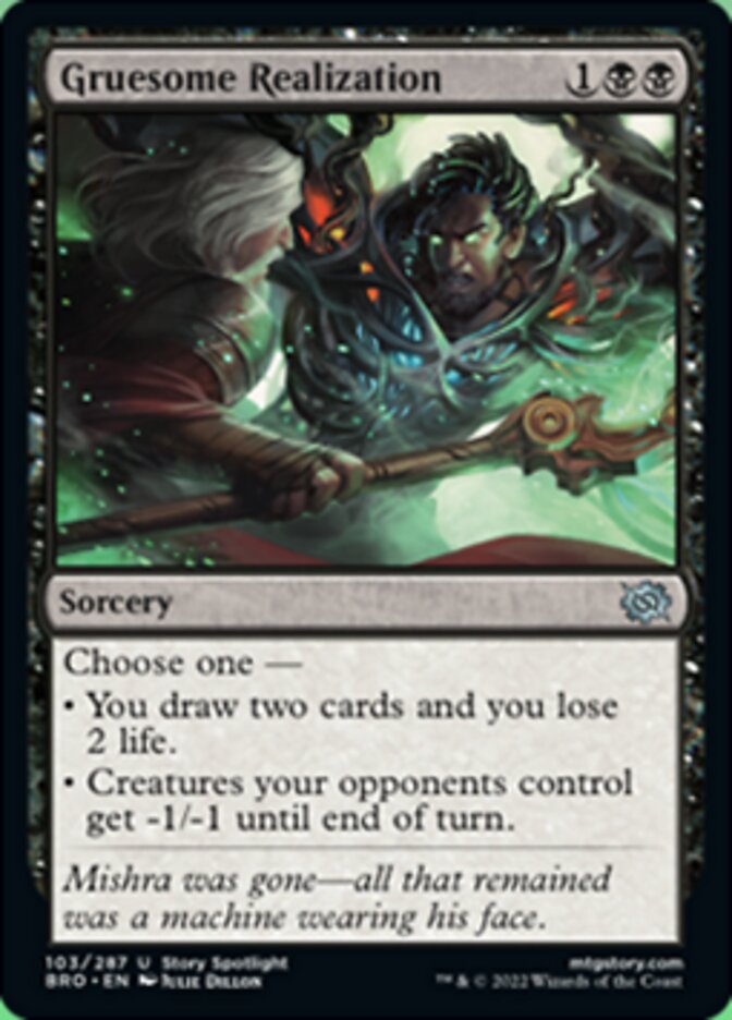 Gruesome Realization [The Brothers' War] - Magic: The Gathering - Card Brawlers | Quebec | Canada |