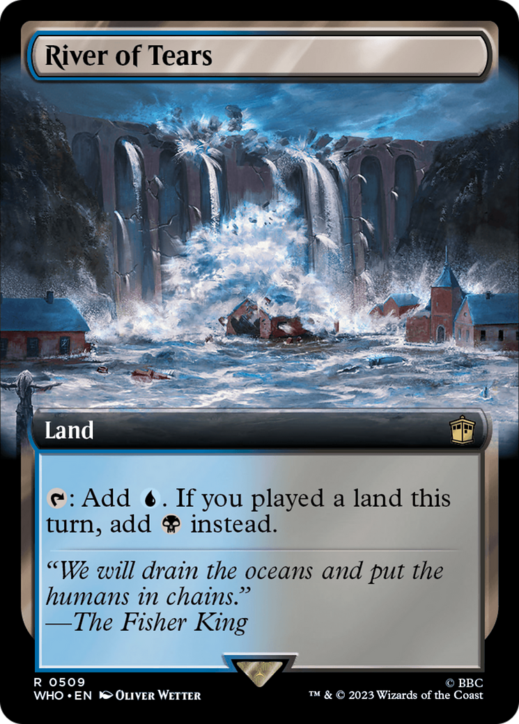 River of Tears (Extended Art) [Doctor Who] - Magic: The Gathering - Card Brawlers | Quebec | Canada |
