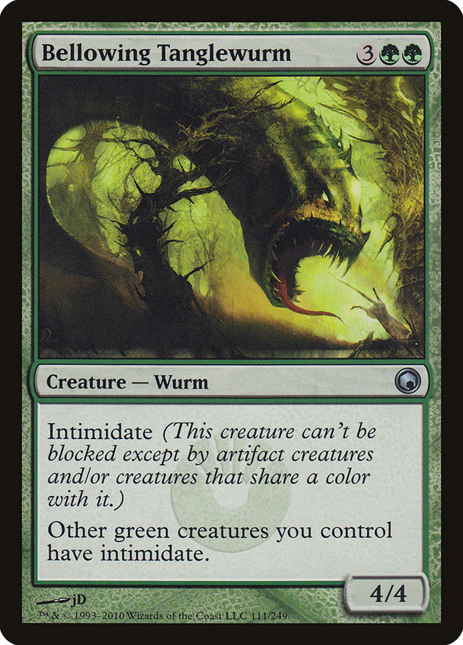 Bellowing Tanglewurm [Scars of Mirrodin] - Magic: The Gathering - Card Brawlers | Quebec | Canada |