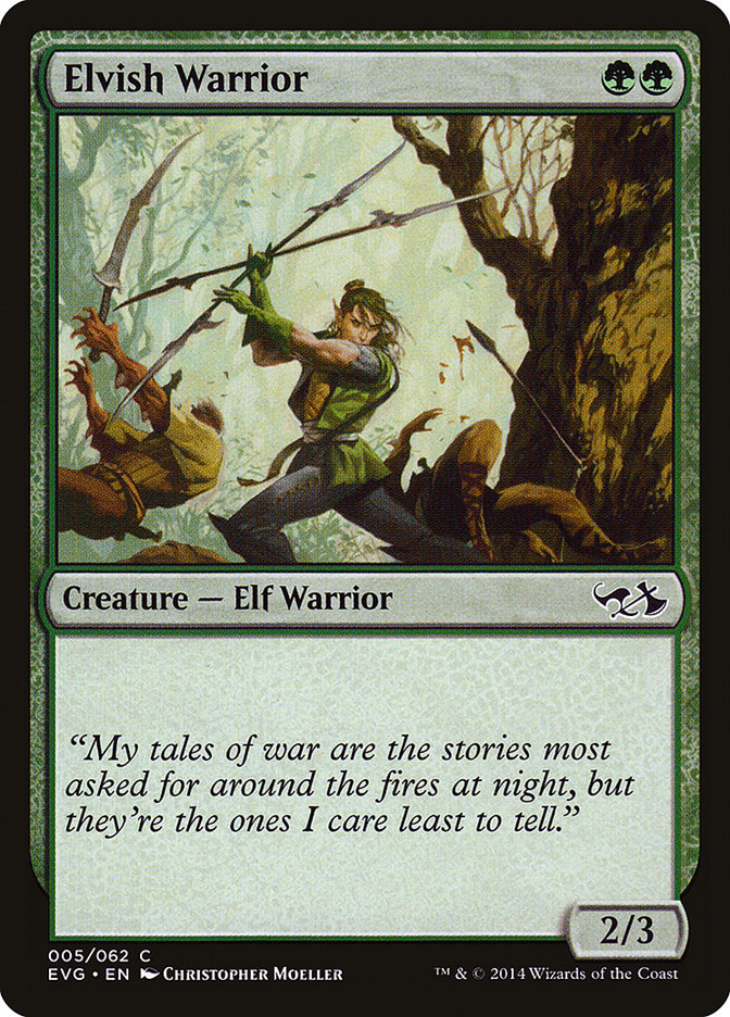 Elvish Warrior (Elves vs. Goblins) [Duel Decks Anthology] - Magic: The Gathering - Card Brawlers | Quebec | Canada |