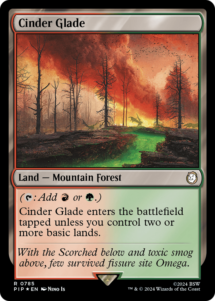Cinder Glade (Surge Foil) [Fallout] - Magic: The Gathering - Card Brawlers | Quebec | Canada |