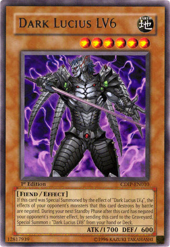 Dark Lucius LV6 [CDIP-EN010] Rare - Yu-Gi-Oh! - Card Brawlers | Quebec | Canada |
