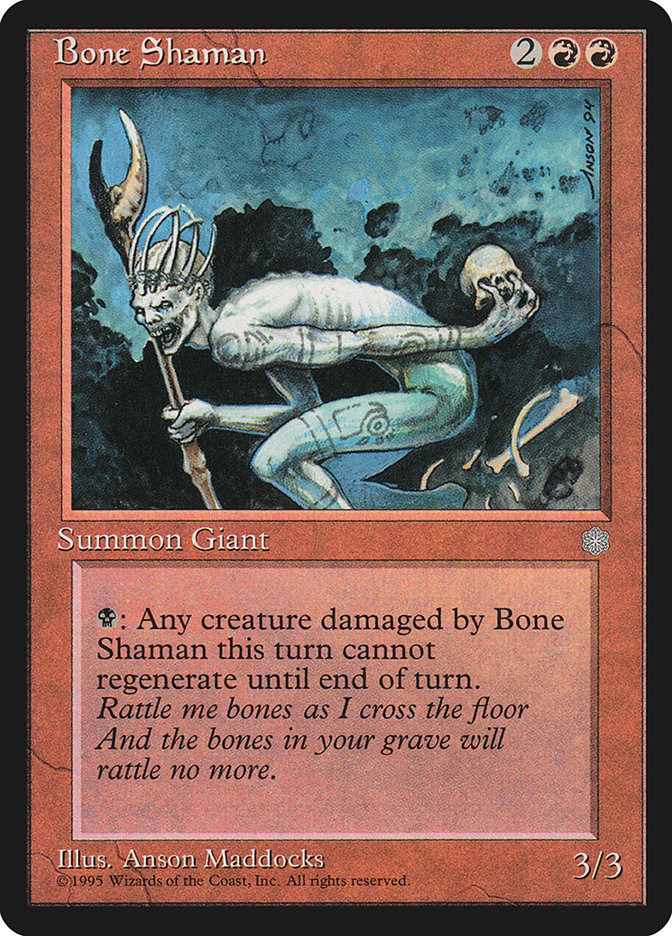 Bone Shaman [Ice Age] - Magic: The Gathering - Card Brawlers | Quebec | Canada |
