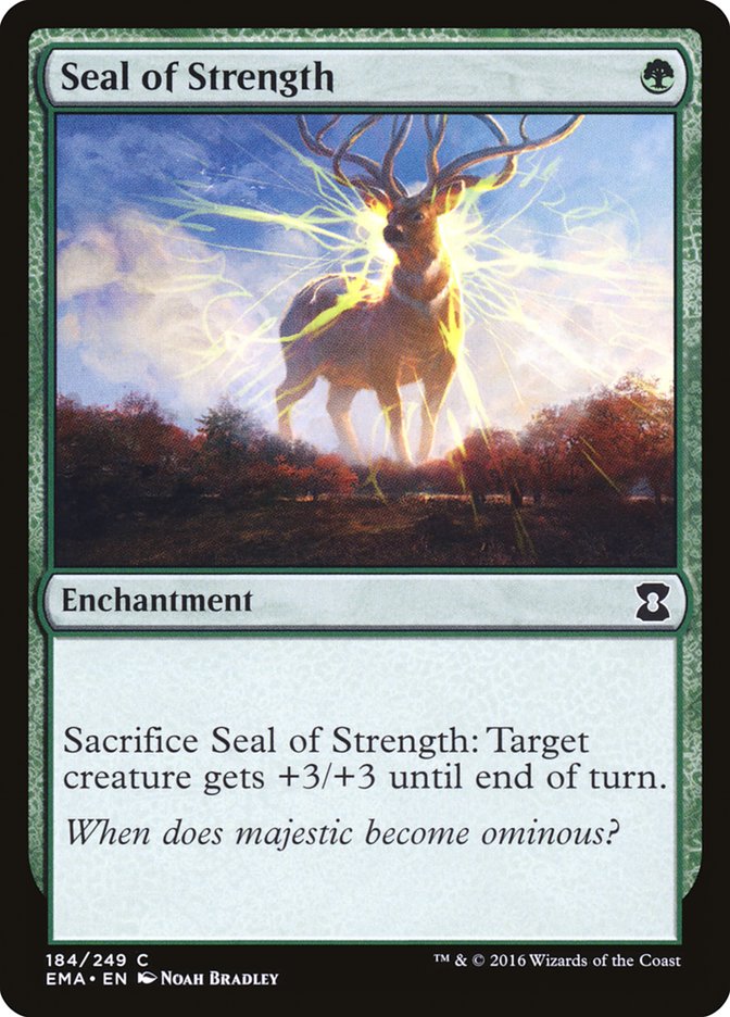 Seal of Strength [Eternal Masters] - Magic: The Gathering - Card Brawlers | Quebec | Canada |