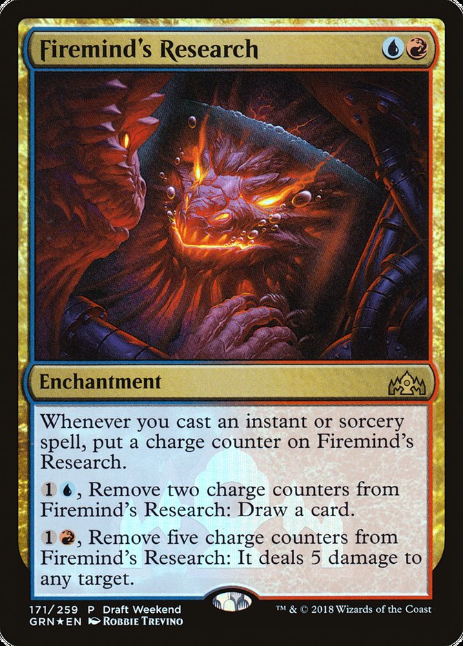 Firemind's Research (Draft Weekend) [Guilds of Ravnica Promos] - Magic: The Gathering - Card Brawlers | Quebec | Canada |