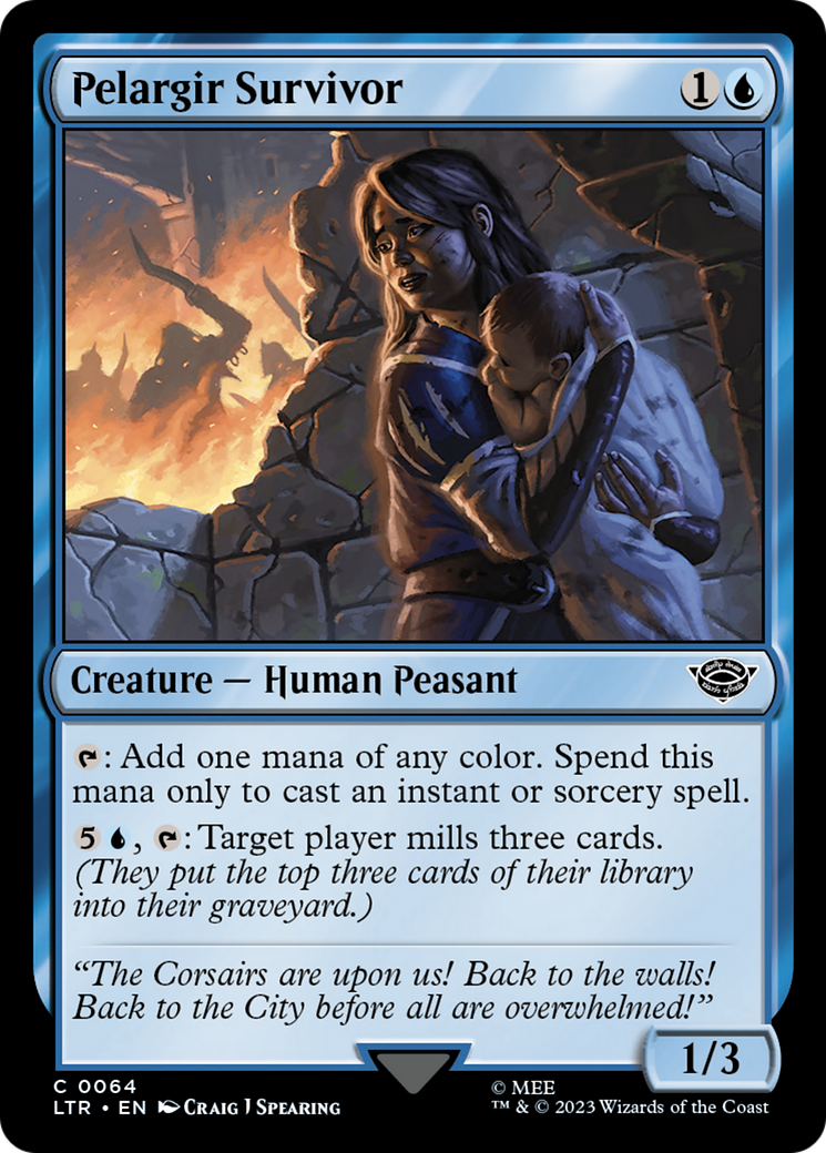 Pelargir Survivor [The Lord of the Rings: Tales of Middle-Earth] - Magic: The Gathering - Card Brawlers | Quebec | Canada |
