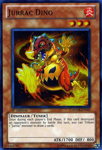 Jurrac Dino [HA04-EN015] Super Rare - Yu-Gi-Oh! - Card Brawlers | Quebec | Canada |